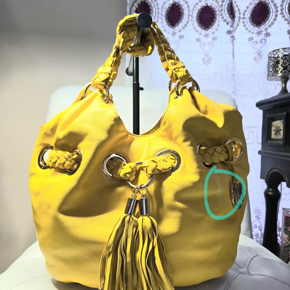 MICHAEL Michael Kors Yellow Shoulder Bag